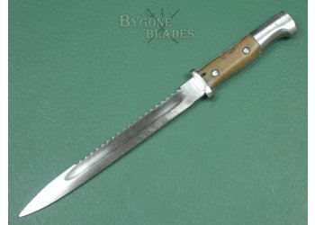 German WW1 S84/98nA Sawback Bayonet. Twin Makers. 1915. #2410004. #6