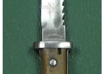 German WW1 S84/98nA Sawback Bayonet. Twin Makers. 1915. #2410004. #10