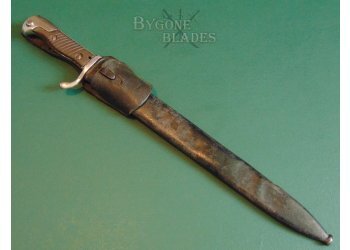 German WW1 S98/05 Saw-Back bayonet. C. G. Haenel 1915 #4