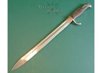 German WW1 S98/05 Saw-Back bayonet. C. G. Haenel 1915 #7