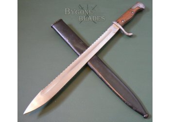 German WW1 S98 Sawback Bayonet