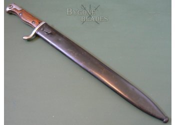 German WW1 S98/05 Saw-Back Bayonet. Rare Twin Makers #3