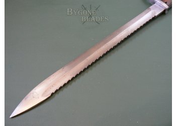 German WW1 S98/05 Saw-Back Bayonet. Rare Twin Makers #10