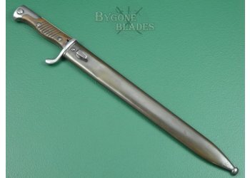 German WW1 S98/05 Saw Toothed Bayonet. Rare Double Maker. #2201006 #3