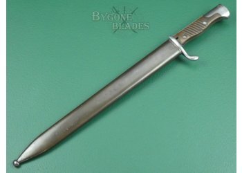 German WW1 S98/05 Saw Toothed Bayonet. Rare Double Maker. #2201006 #4