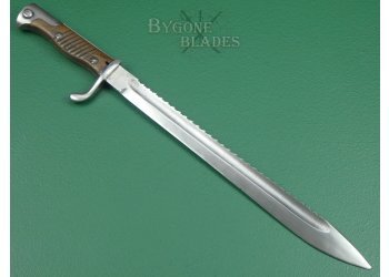 German WW1 S98/05 Saw Toothed Bayonet. Rare Double Maker. #2201006 #5