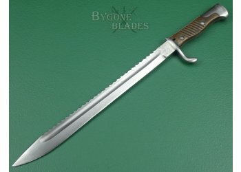 German WW1 S98/05 Saw Toothed Bayonet. Rare Double Maker. #2201006 #6