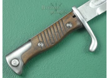 German WW1 S98/05 Saw Toothed Bayonet. Rare Double Maker. #2201006 #9