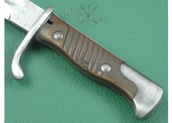 German WW1 S98/05 Saw Toothed Bayonet. Rare Double Maker. #2201006 #10