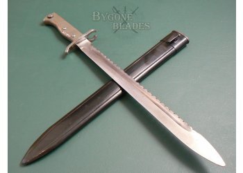 WW1 German Sawback Ersatz Bayonet