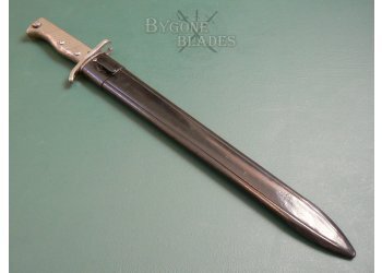 German WW1 Saw Back Ersatz Bayonet EB42. 1915 #5