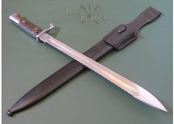 Saw Back WW1 S98 German Bayonet