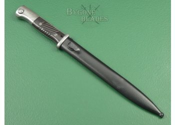 German WW2 K98 Bayonet. Josua Corts 1942. Matching Scabbard. #2203004 #3