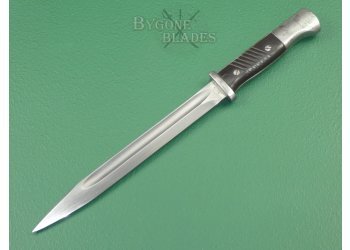 German WW2 K98 Bayonet. Josua Corts 1942. Matching Scabbard. #2203004 #6