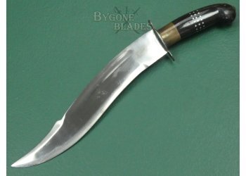 Indian 1970's Vintage clip point yataghan knife. #2511015 #6