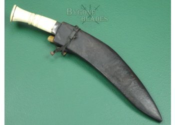 Indian Bone Handled Kukri Knife. WW2 Bring Back. #2311022 #3