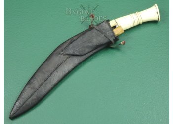 Indian Bone Handled Kukri Knife. WW2 Bring Back. #2311022 #4