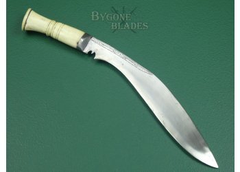 Indian Bone Handled Kukri Knife. WW2 Bring Back. #2311022 #5