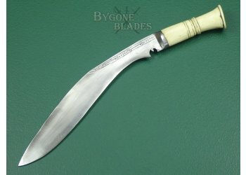 Indian Bone Handled Kukri Knife. WW2 Bring Back. #2311022 #6