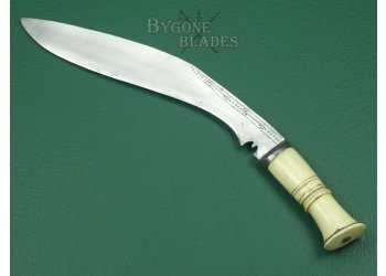 Indian Bone Handled Kukri Knife. WW2 Bring Back. #2311022 #8