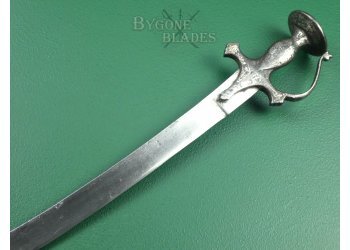 Indian Early 19th Century Tegha Sword. Koftgari Hilt. Signed Blade. #2111015 #4