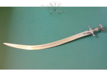 Indian Golia. 19th Century Punjabi Curved Sword.  #4