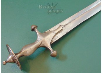 Indian Golia. 19th Century Punjabi Curved Sword.  #5