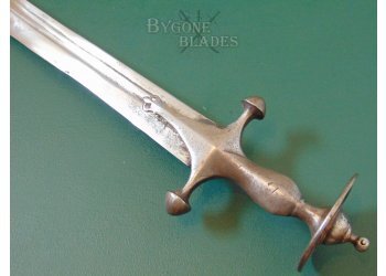 Indian Golia. 19th Century Punjabi Curved Sword.  #6