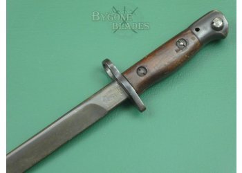 Indian No.1 Mk II* Bayonet.  R.F.I. 1943. #2211012 #8