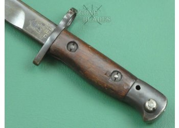 Indian No.1 Mk II* Bayonet.  R.F.I. 1943. #2211012 #10