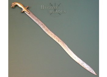 Indian Yataghan Saw Tooth Sword