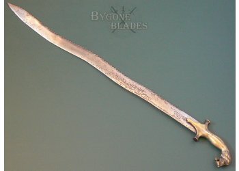 Indian Saw Backed Yataghan Style Sword #4