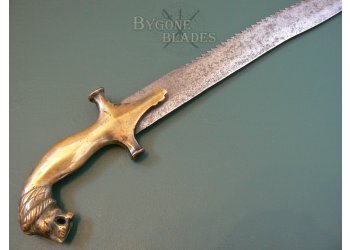 Indian Saw Backed Yataghan Style Sword #5