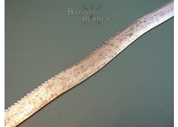Indian Saw Backed Yataghan Style Sword #6