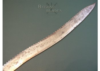 Indian Saw Backed Yataghan Style Sword #7