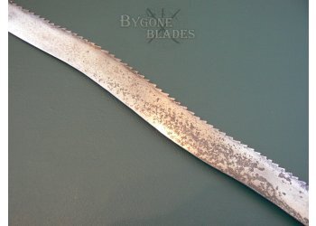 Indian Saw Backed Yataghan Style Sword #9
