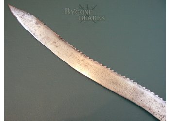 Indian Saw Backed Yataghan Style Sword #10