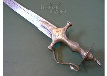 Indian Tulwar Sword with Draw-Back Blade #5