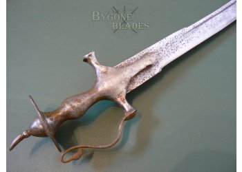 Indian Tulwar Sword with Draw-Back Blade #8