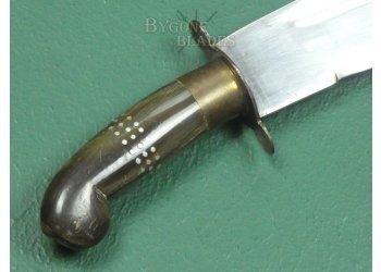 Indian Vintage Clip-Point Yataghan Knife Circa 1970. #2511016 #7