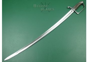 Italian 1833 Mounted Artillery Sabre. Wester &amp; Co. #2211004 #6