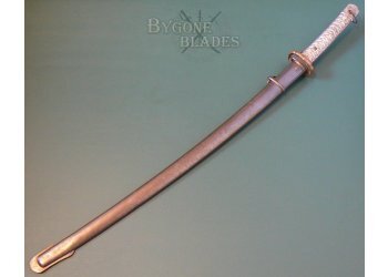 Japanese IJA Type 95 NCO Sword. 1938 production. Matching Serial Numbers #6