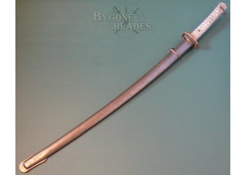 Japanese IJA Type 95 NCO Sword. 1938 production. Matching Serial Numbers #6