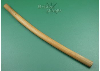 Japanese Long Wakizashi Sword. Family Mon. In Shira Saya #3