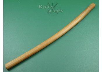 Japanese Long Wakizashi Sword. Family Mon. In Shira Saya #4