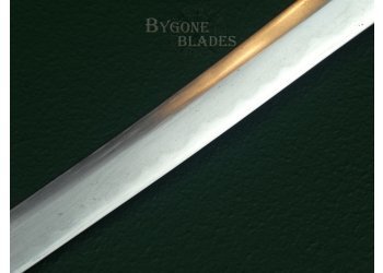 Japanese Long Wakizashi. Gunome Midare Hamon. Signed Tang. Unusual Shira Saya. #2201003 #10