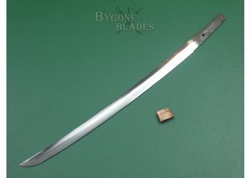 Japanese Shinto Period Wakizashi. Gunome Hamon. Clouds &amp; Rain Habaki.  #2201004 #7