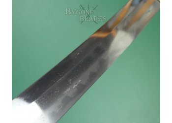 Japanese Shinto Period Wakizashi. Gunome Hamon. Clouds &amp; Rain Habaki.  #2201004 #10