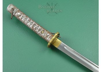 Japanese Type 95 NCO Sword. Matching Numbers. #2209006 #7