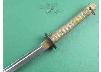 Japanese Type 95 Shin Gunto. WW2 NCO Sword. Matching Numbered Scabbard #8